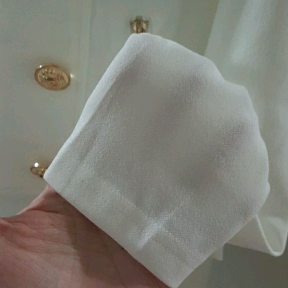 🌼1LEFTmed🌼 White Military Fashion Jacket - Picture 4 of 4